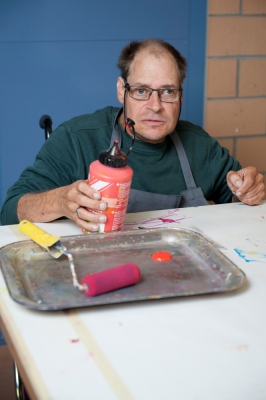 Malatelier und Töpferei