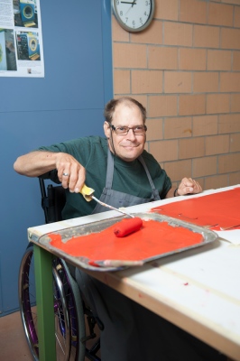 Malatelier und Töpferei