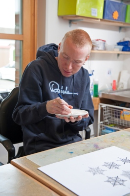 Malatelier und Töpferei