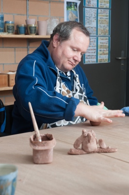 Malatelier und Töpferei