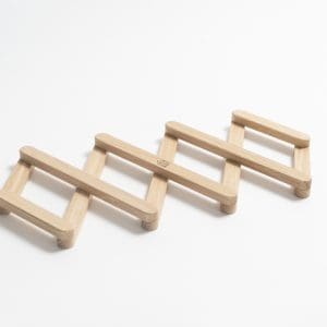 X – LOGS (Eiche) Linear faltbarer Pfannenuntersetzer