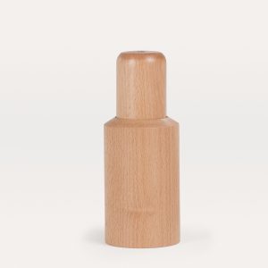 Stein Made - Grosser Salzstreuer oder grosse Pfeffermühle aus Buche.