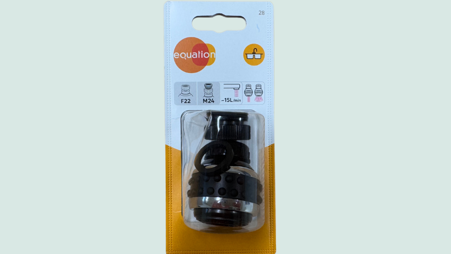 Sanitärprodukt von Neoperl, verpackt in der MBF.